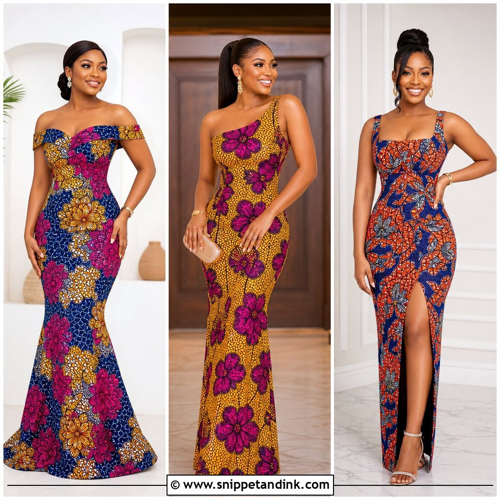 25 Fitted Ankara Gowns for a Sleek, Statement-Making Look