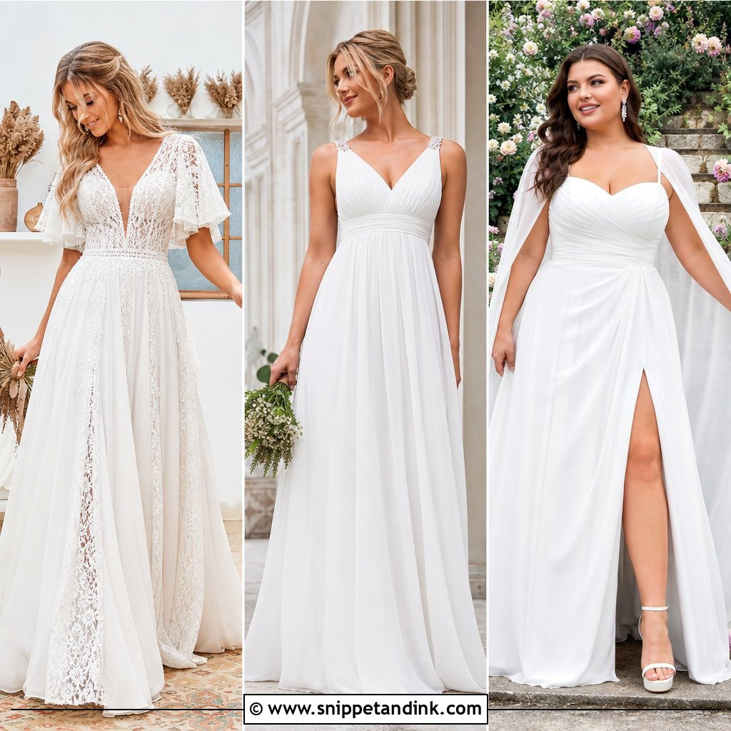 25 Floaty Wedding Dress Ideas for a Soft Romantic Bridal Look