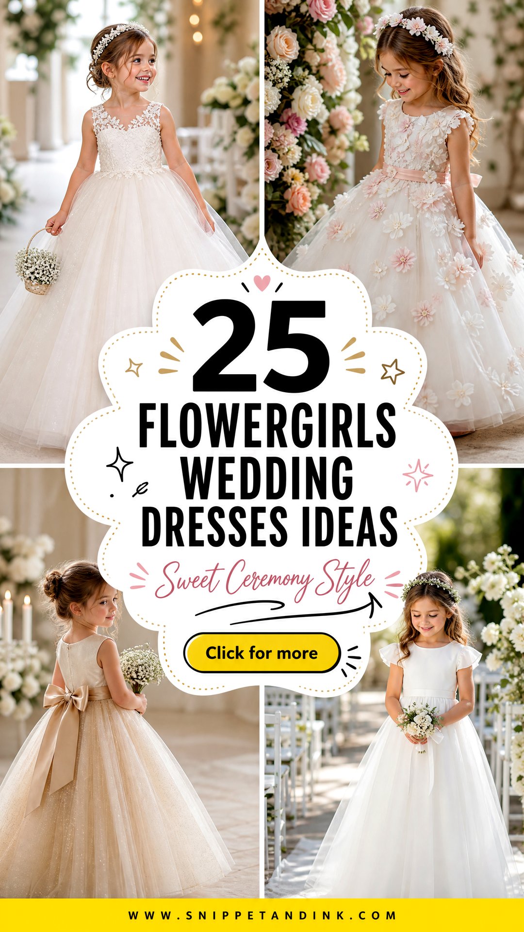 25 Flowergirls Wedding Dresses for Sweet Ceremony Style - 25 Flowergirls Wedding Dresses for Sweet Ceremony Style
