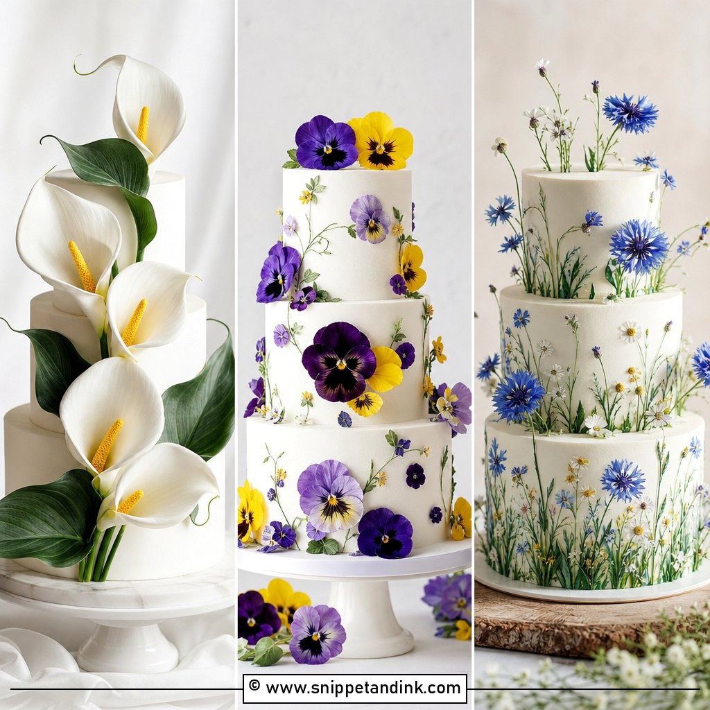 25 Flowers for Wedding Cake Ideas to Inspire Romantic Tiers