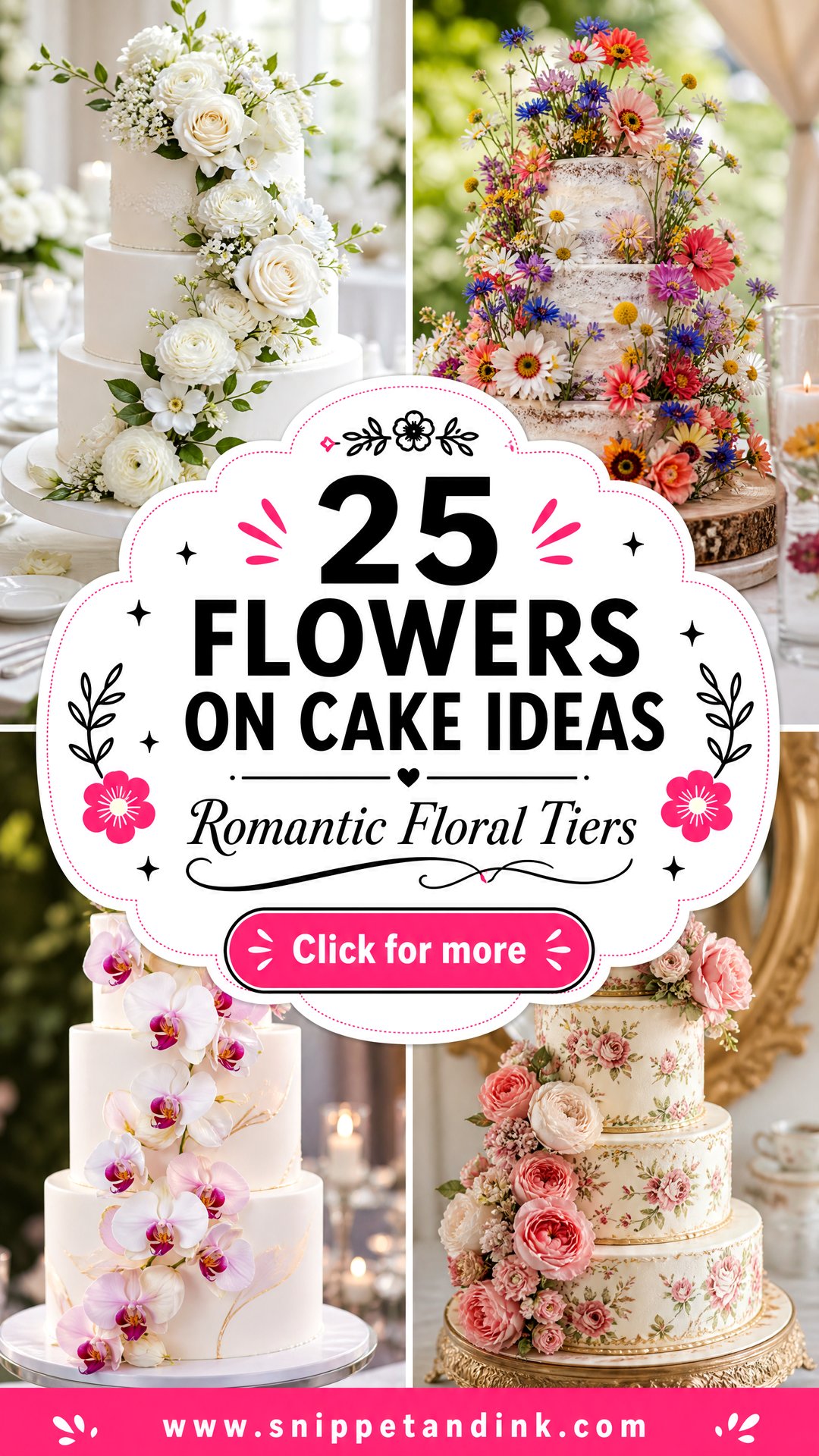 25 Flowers on Cake Ideas for Wedding That Feel Romantic - 25 Flowers on Cake Ideas for Wedding That Feel Romantic