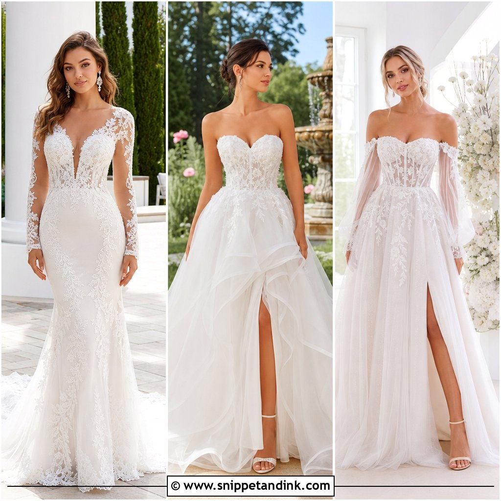 25 Flowy Romantic Wedding Dress Ideas for Dreamy Brides