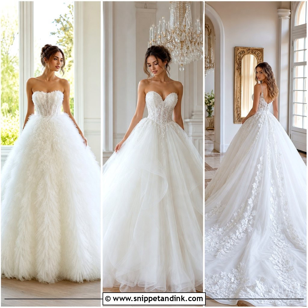 25 Fluffy Wedding Dress Ideas for a Fairytale Bridal Moment