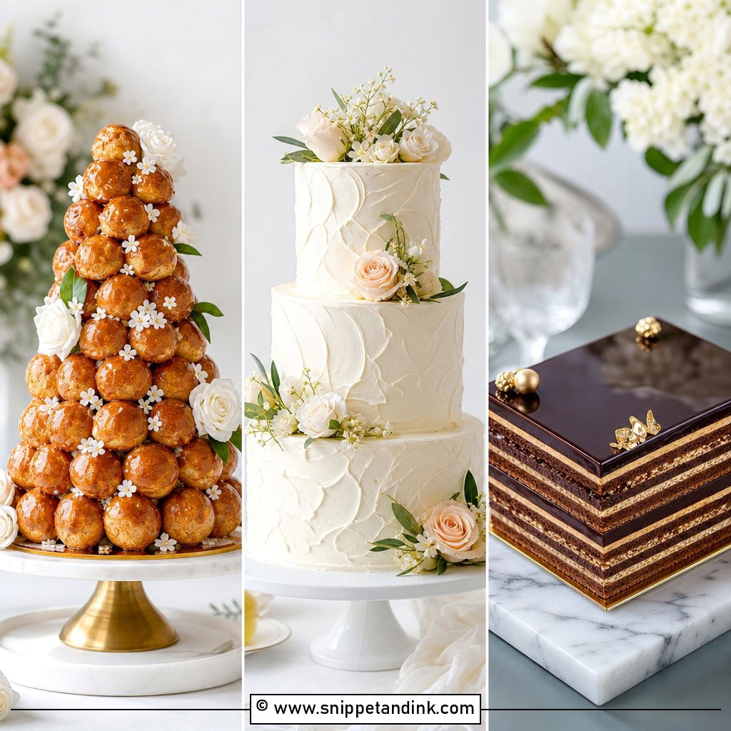 25 French Style Wedding Cake Ideas for Chic Parisian Charm