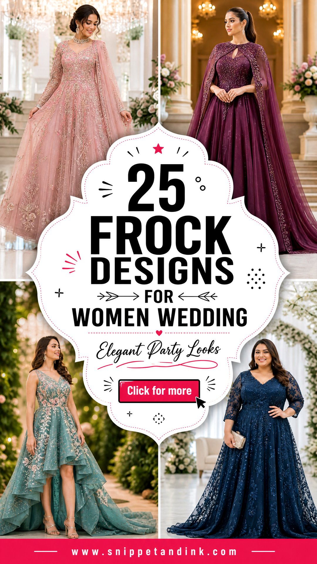 25 Frock Designs for Women Wedding for Elegant Party Looks - 25 Frock Designs for Women Wedding for Elegant Party Looks