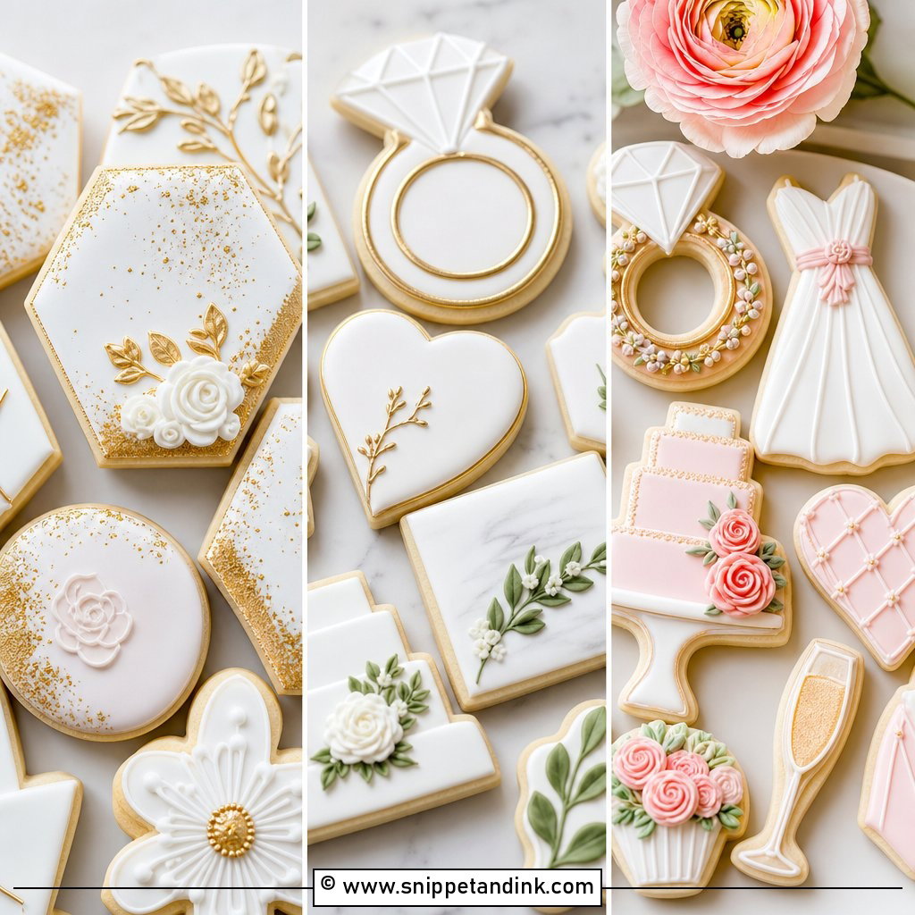 25 Frosted Wedding Cookies For A Dreamy Winter Dessert Table