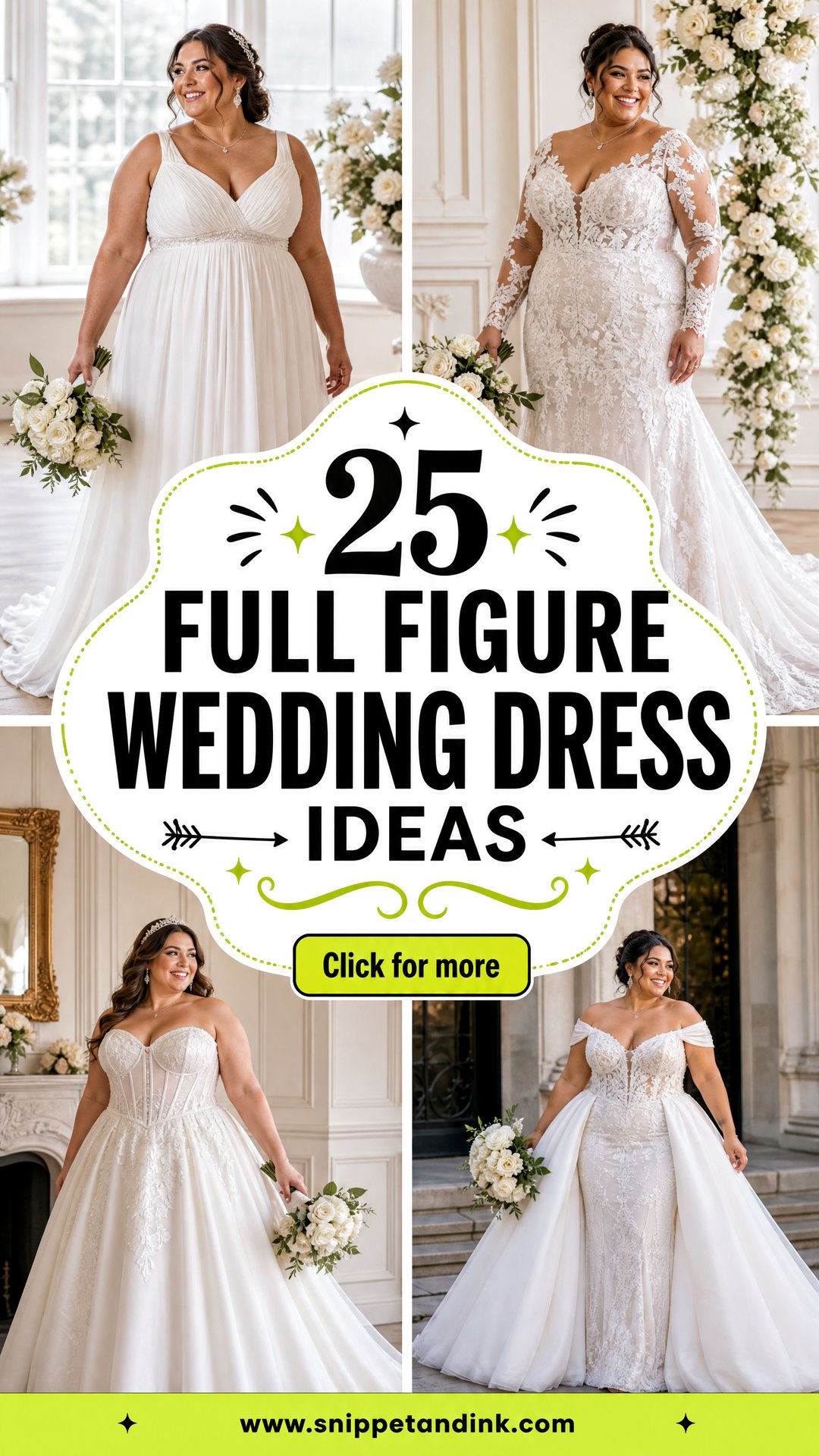 25 Full Figure Wedding Dress Ideas That Celebrate Every Curve - 25 Full Figure Wedding Dress Ideas That Celebrate Every Curve