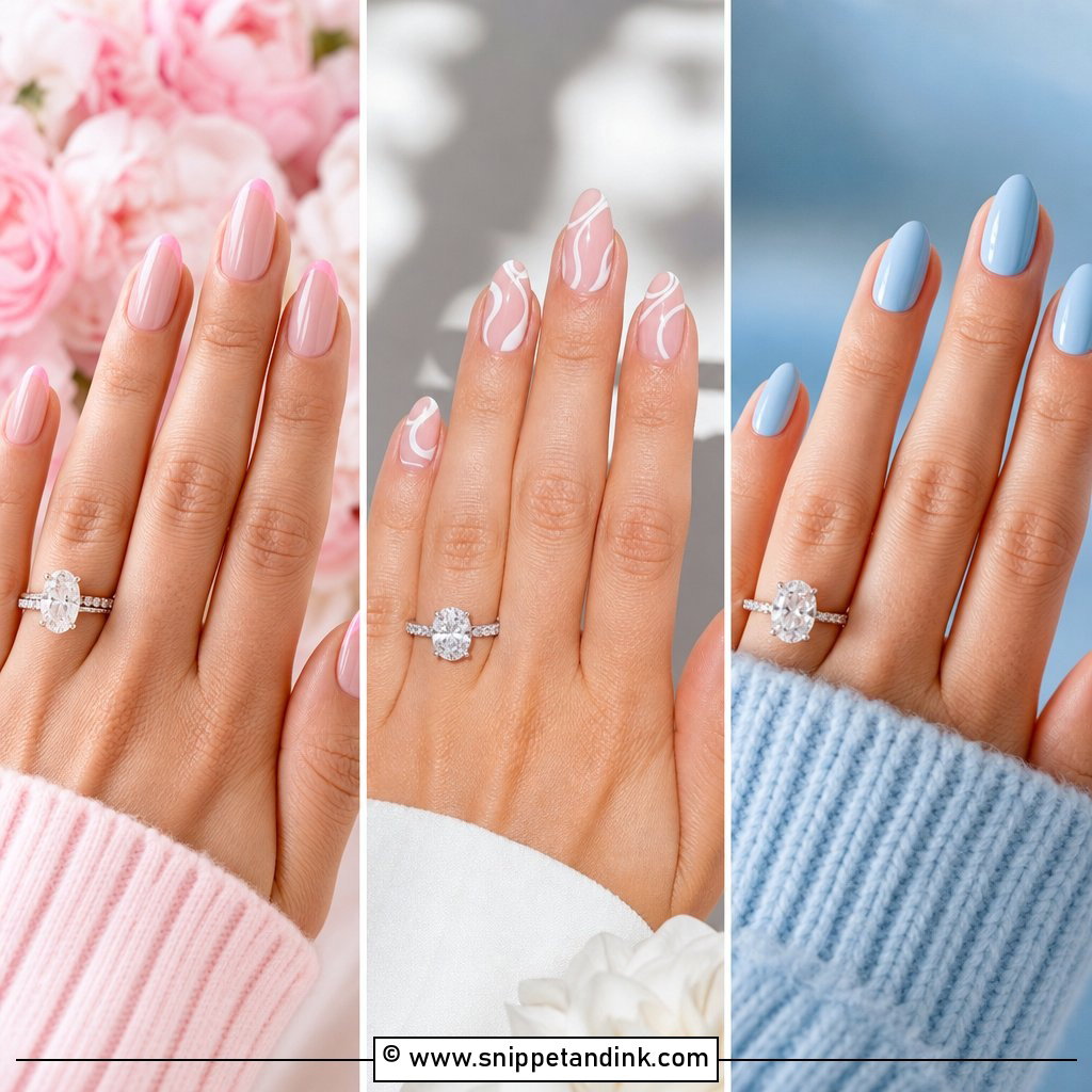 25 Fun Engagement Nails For A Joyful Ring Selfie Moment