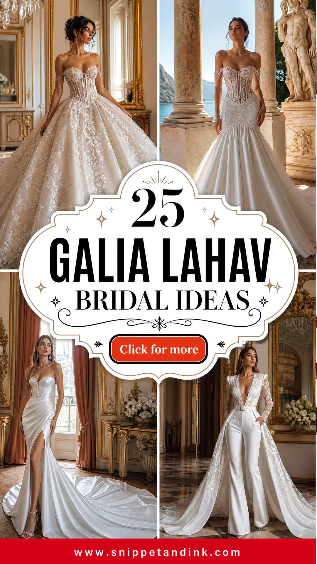 25 Galia Lahav Bridal Ideas for a Luxe Dramatic Bridal Look - 25 Galia Lahav Bridal Ideas for a Luxe, Dramatic Bridal Look