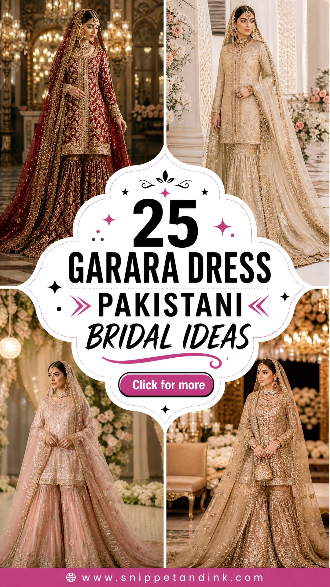 25 Garara Dress Pakistani Bridal Ideas for a Regal Look - 25 Garara Dress Pakistani Bridal Ideas for a Regal Look