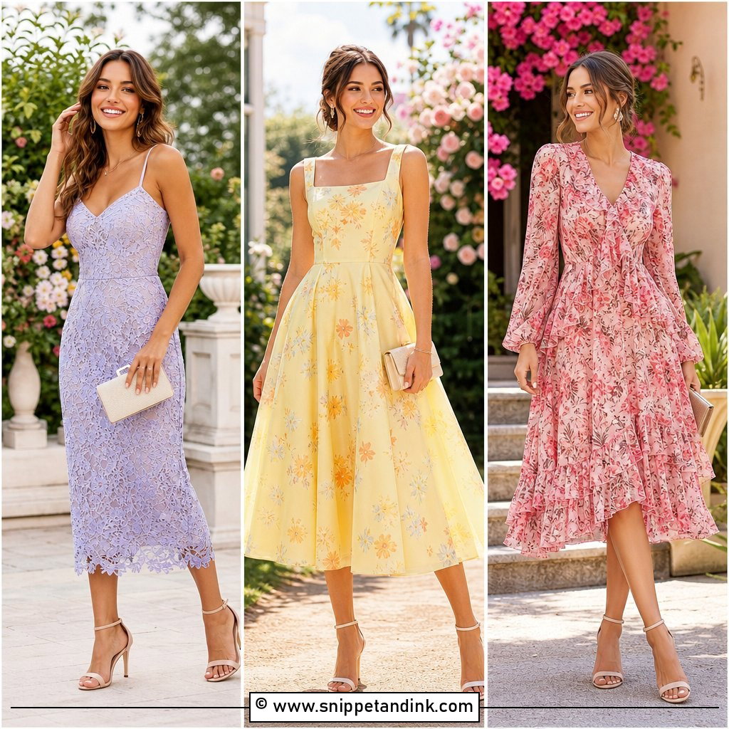 25 Garden Cocktail Attire Wedding Ideas for Guests