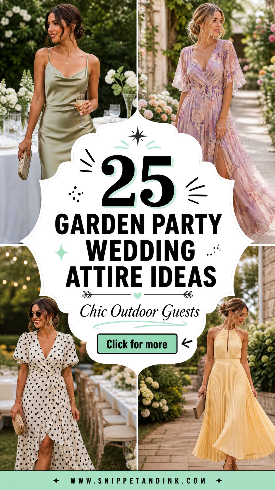 25 Garden Party Wedding Attire Ideas for Chic Outdoor Guests - 25 Garden Party Wedding Attire Ideas for Chic Outdoor Guests