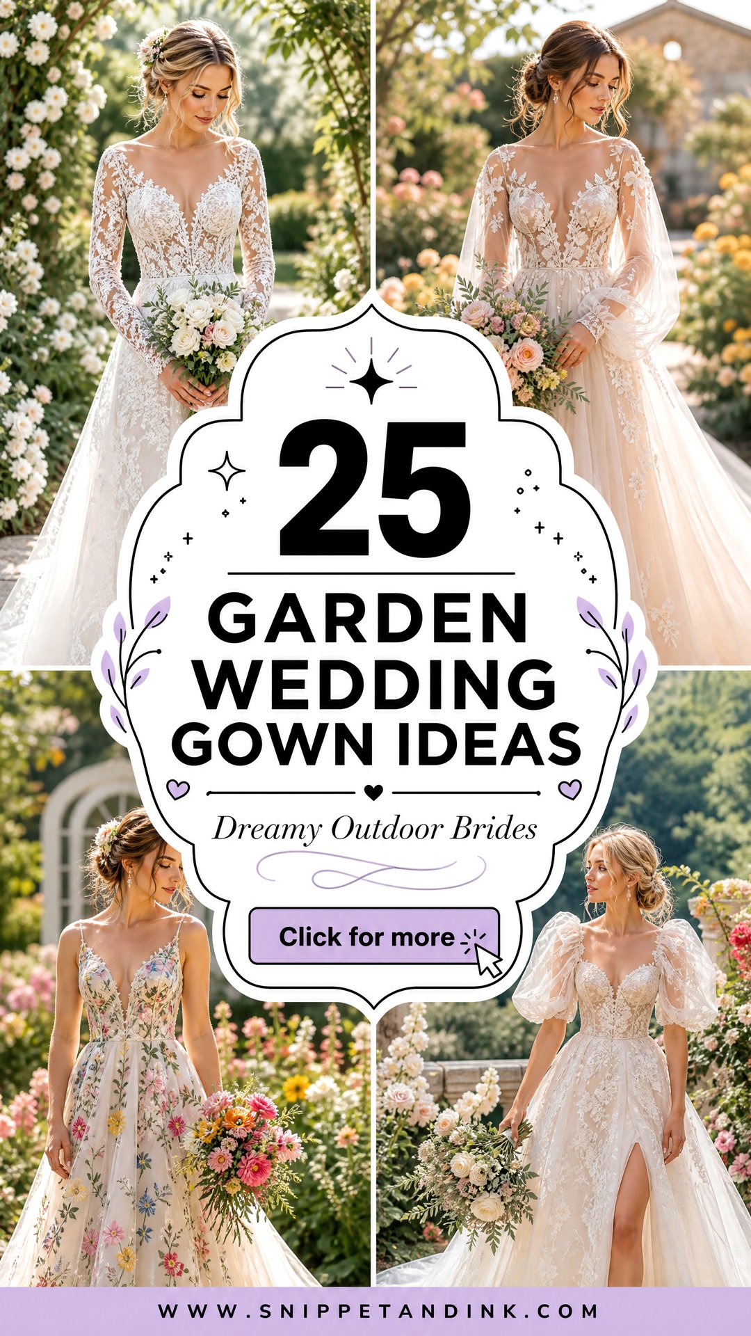 25 Garden Wedding Gown Ideas for Dreamy Outdoor Brides Now - 25 Garden Wedding Gown Ideas for Dreamy Outdoor Brides Now