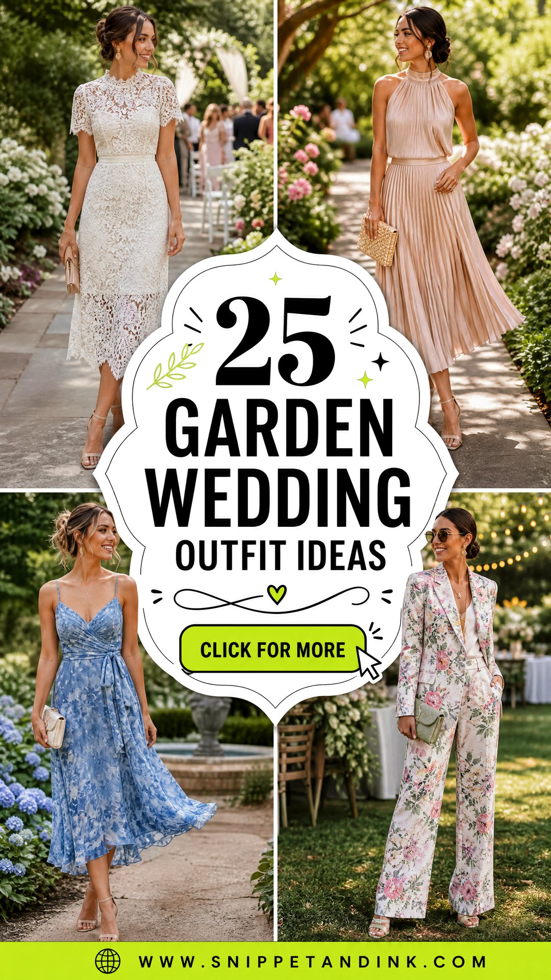 25 Garden Wedding Outfit Ideas for Chic Outdoor Celebrations - 25 Garden Wedding Outfit Ideas for Chic Outdoor Celebrations