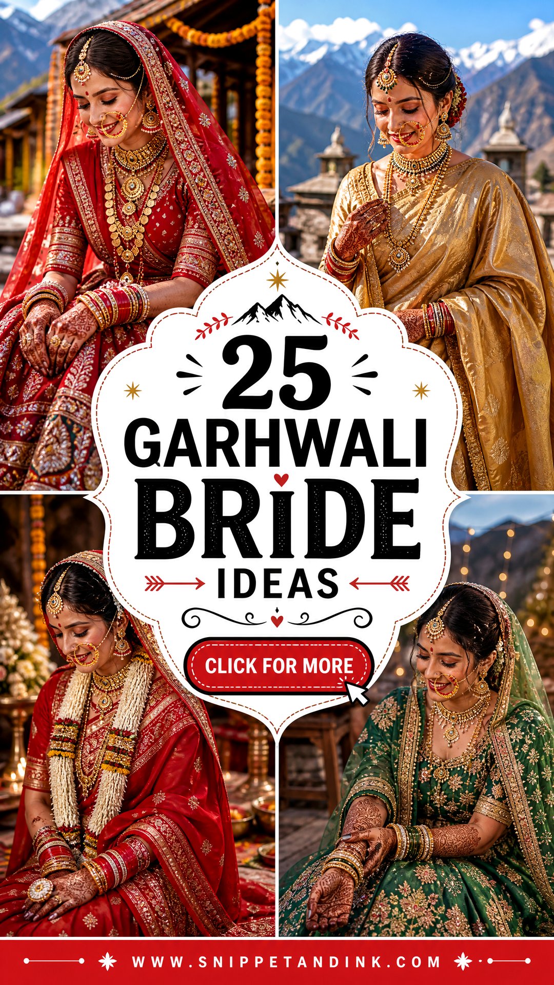 25 Garhwali Bride Ideas to Inspire a Proud Mountain Wedding - 25 Garhwali Bride Ideas to Inspire a Proud Mountain Wedding