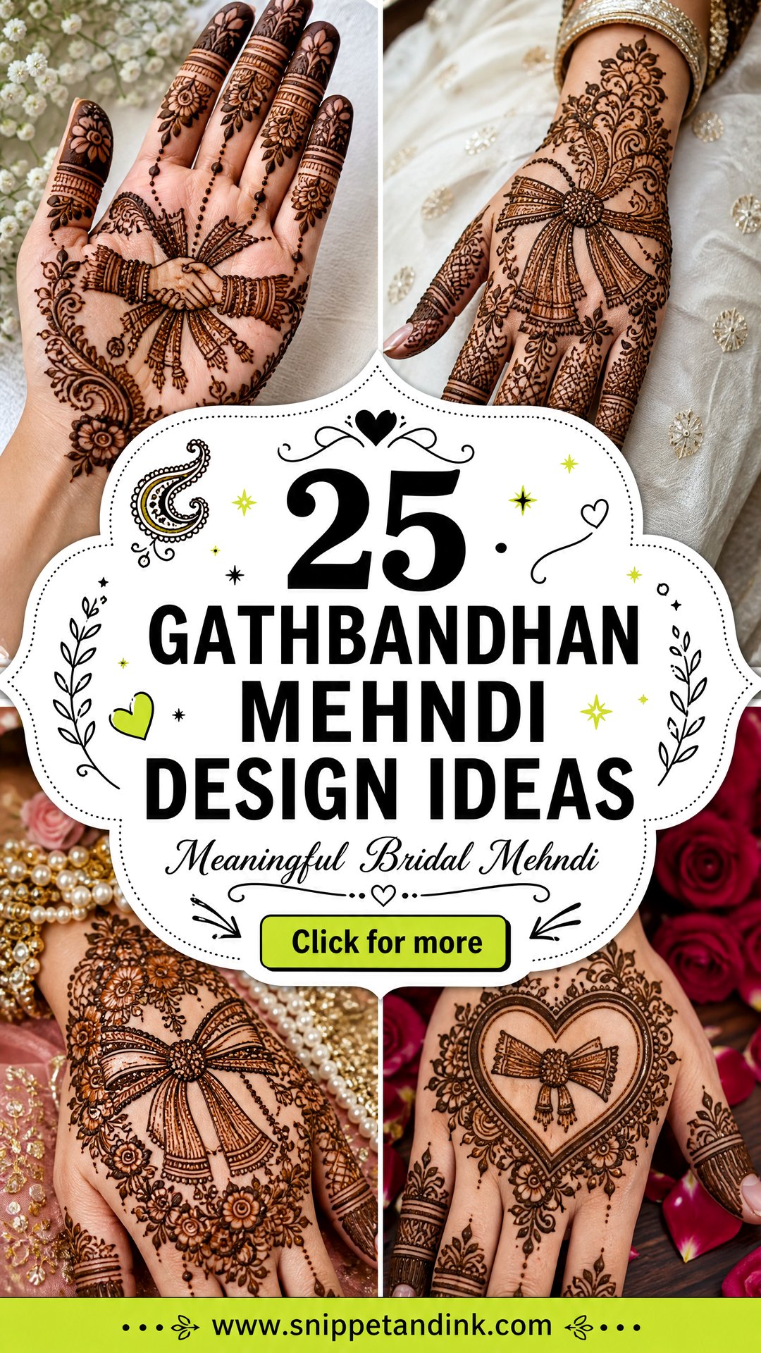 25 Gathbandhan Mehndi Design Ideas for Meaningful Brides - 25 Gathbandhan Mehndi Design Ideas for Meaningful Brides