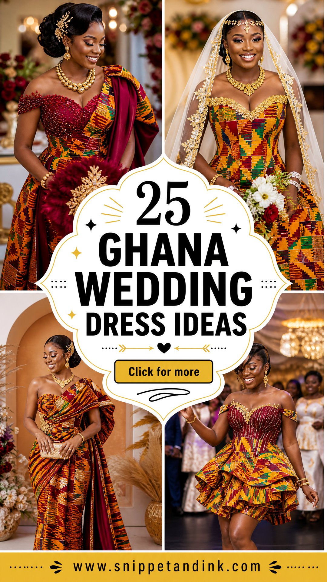 25 Ghana Wedding Dress Ideas That Celebrate Culture in Style - 25 Ghana Wedding Dress Ideas That Celebrate Culture in Style