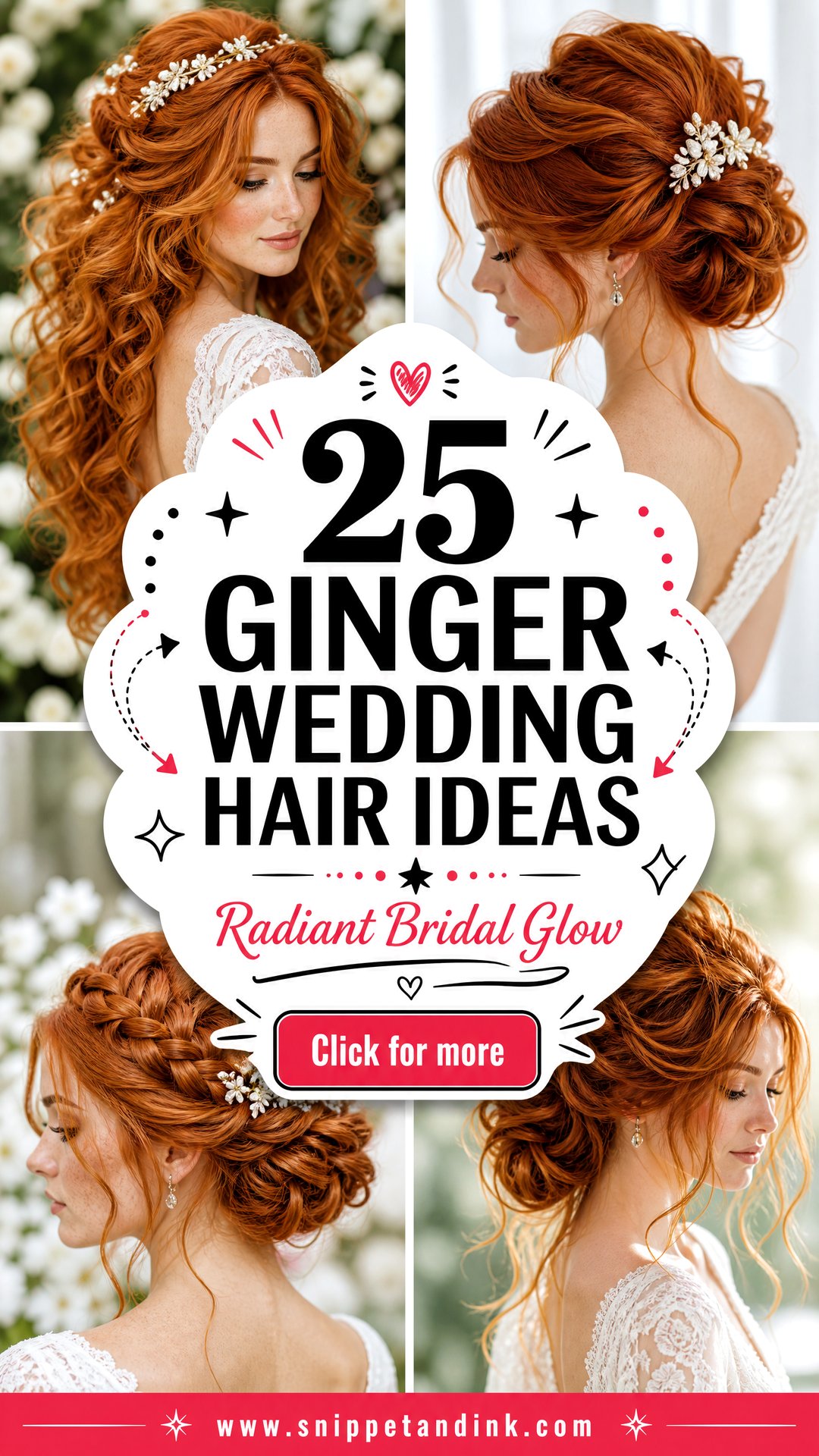 25 Ginger Wedding Hair Ideas For Radiant Bridal Style - 25 Ginger Wedding Hair Ideas For Radiant Bridal Style