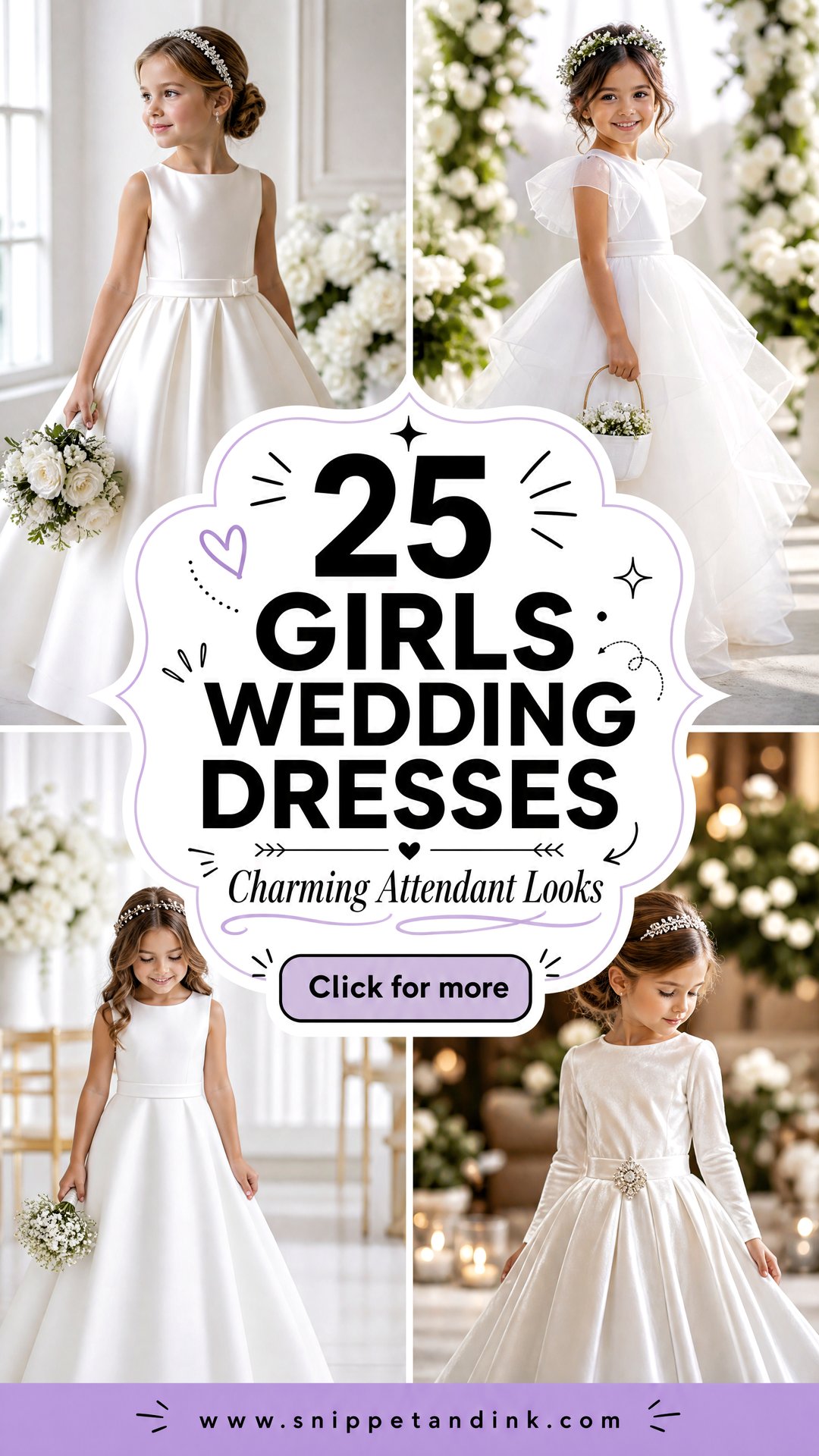 25 Girls Wedding Dresses for Charming Little Attendant Looks - 25 Girls Wedding Dresses for Charming Little Attendant Looks