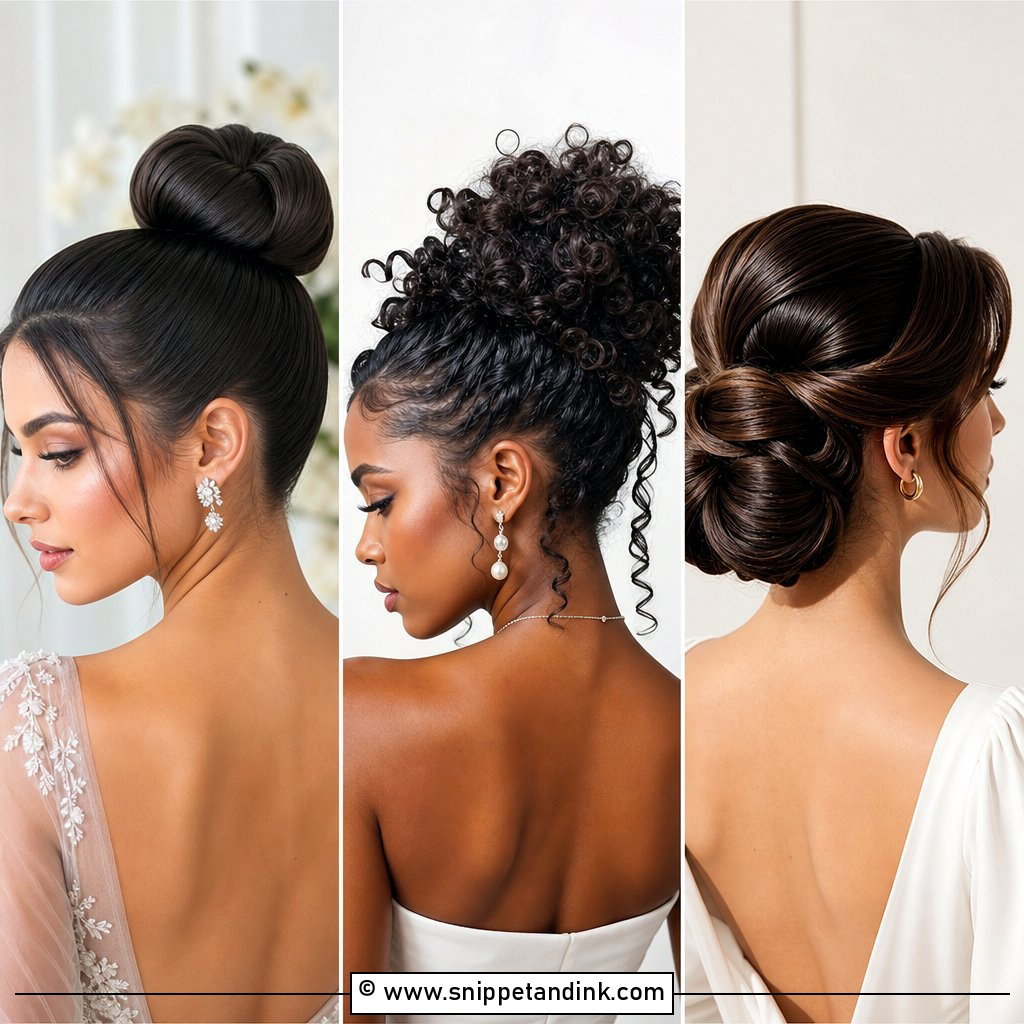 25 Glam Bridal Hair Updo Ideas For A Red-Carpet Look