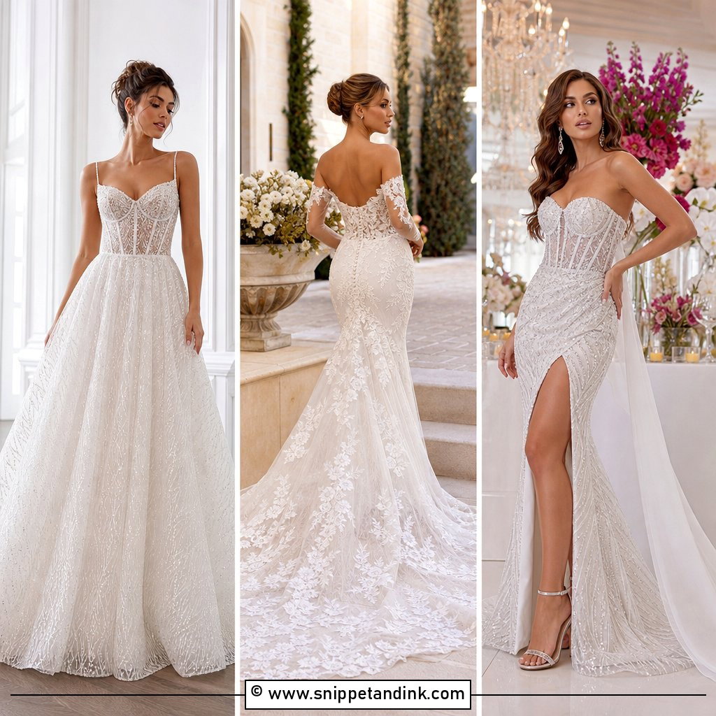 25 Glam Wedding Dress Ideas for Show-Stopping Brides