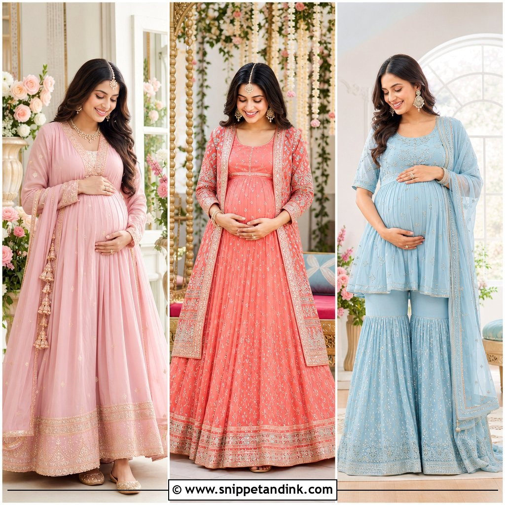 25 Godbharai Look Ideas for a Radiant Mom-to-Be Celebration