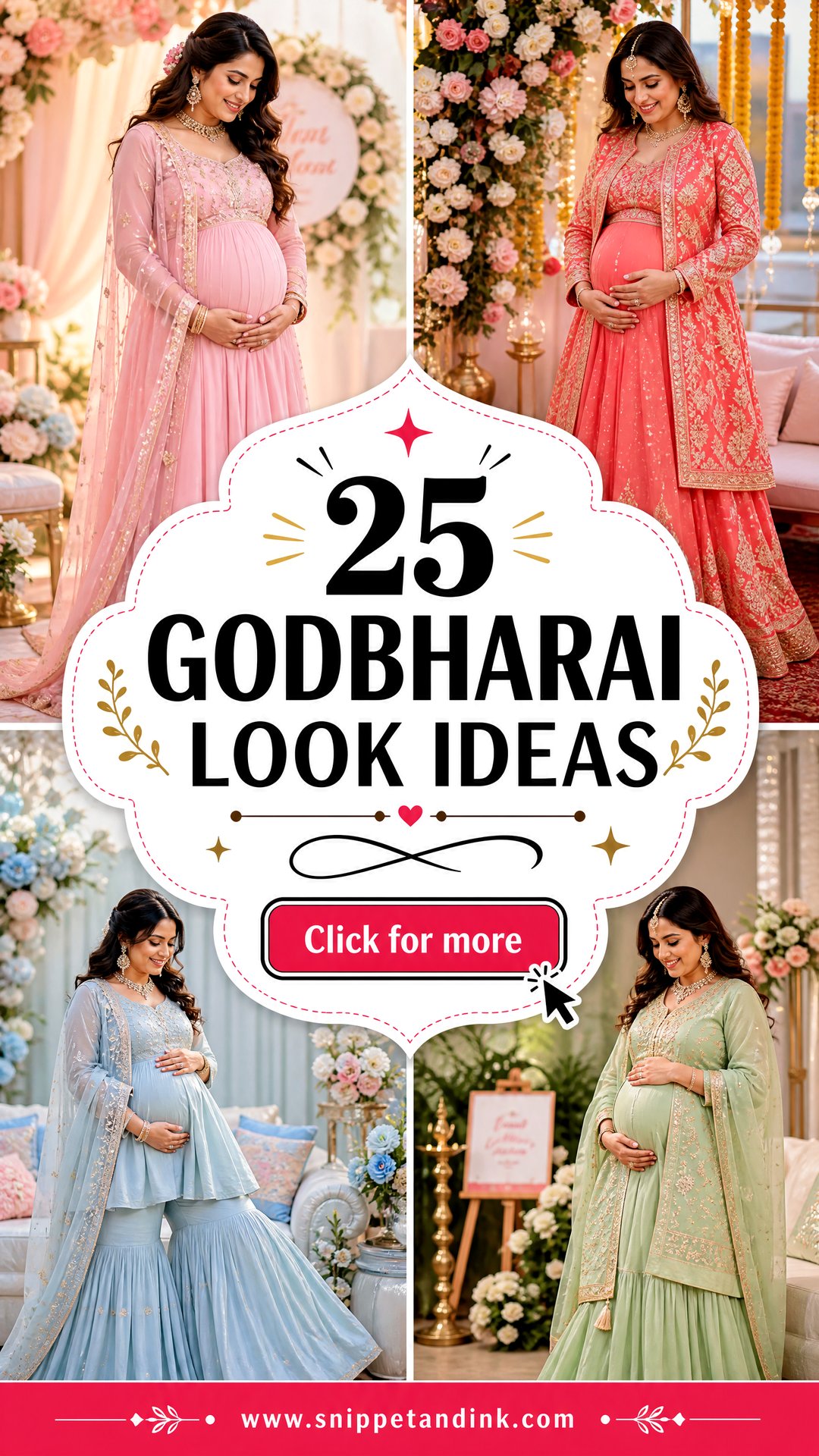 25 Godbharai Look Ideas for a Radiant Mom-to-Be Celebration - 25 Godbharai Look Ideas for a Radiant Mom-to-Be Celebration