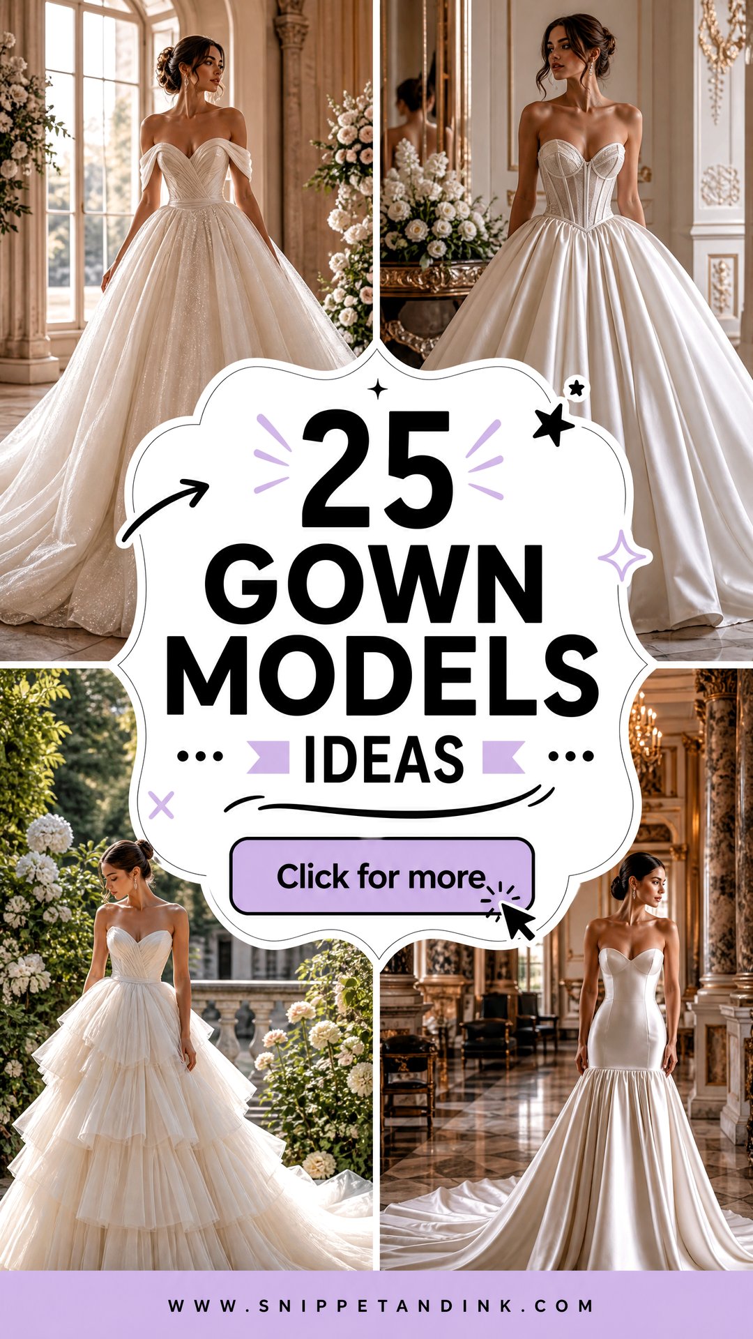 25 Gown Models Ideas to Inspire Your Dream Bridal Silhouette - 25 Gown Models Ideas to Inspire Your Dream Bridal Silhouette