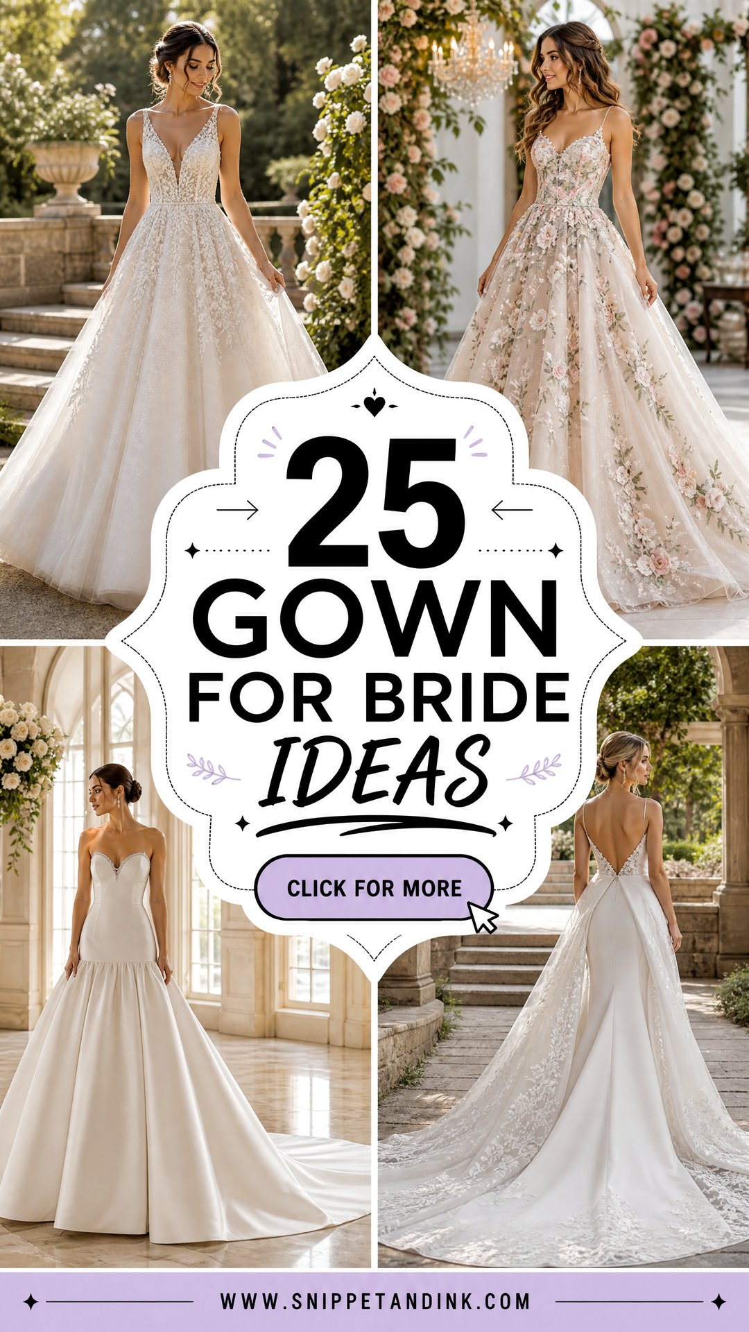 25 Gown for Bride Ideas for a Timeless Wedding-Day Look - 25 Gown for Bride Ideas for a Timeless Wedding-Day Look