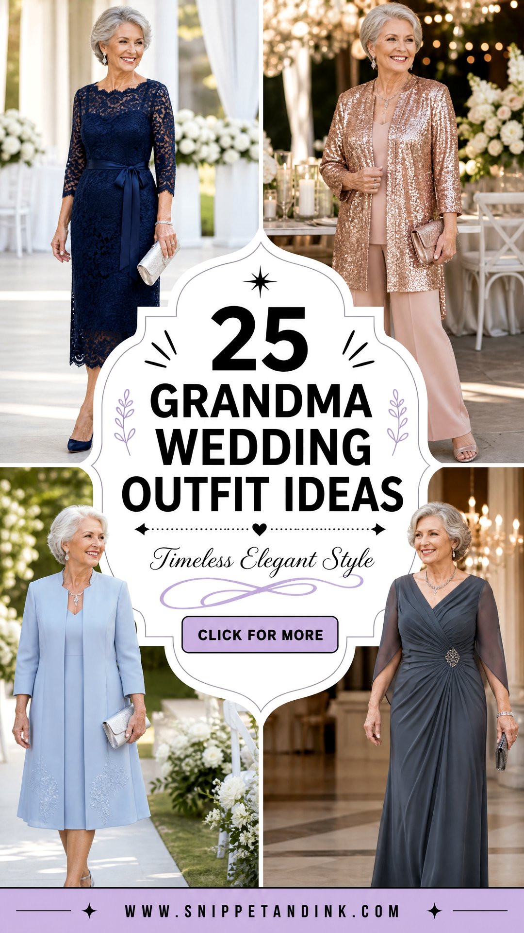 25 Grandma Wedding Outfit Ideas for Timeless Elegance - 25 Grandma Wedding Outfit Ideas for Timeless Elegance