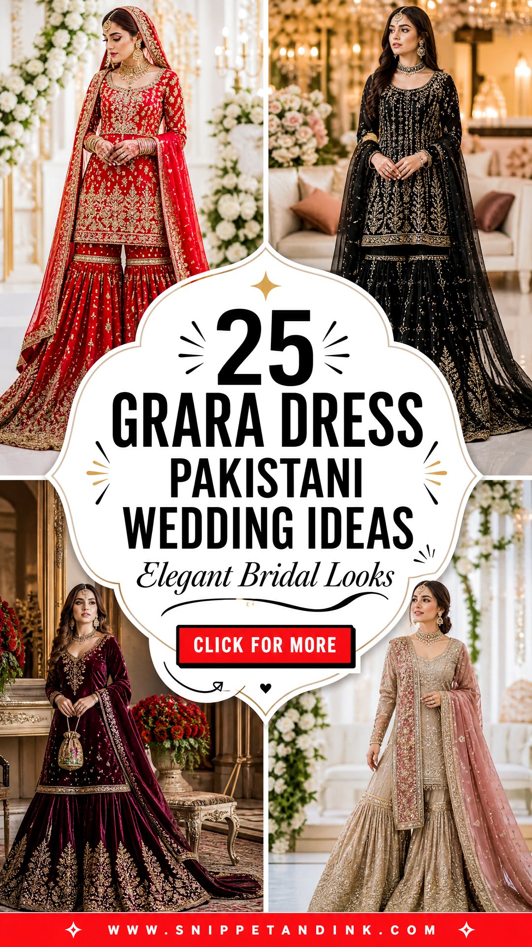 25 Grara Dress Pakistani Wedding Ideas for Elegant Brides - 25 Grara Dress Pakistani Wedding Ideas for Elegant Brides