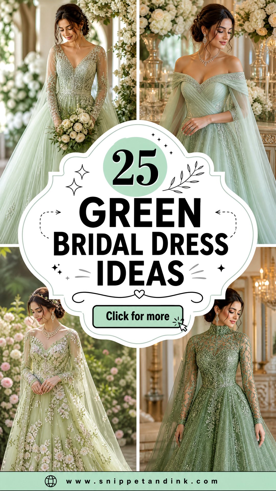 25 Green Bridal Dress Ideas Elegant Looks for Modern Brides - 25 Green Bridal Dress Ideas: Elegant Looks for Modern Brides