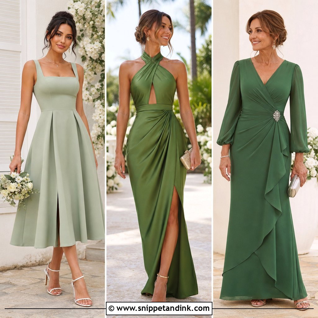 25 Green Dresses for Wedding: Chic Styles for Every Guest