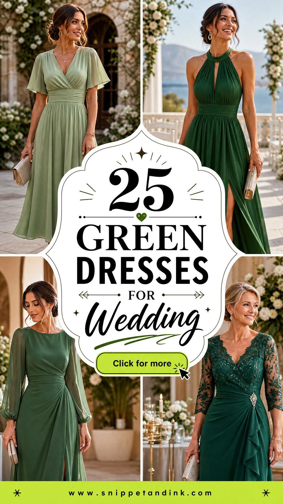 25 Green Dresses for Wedding Chic Styles for Every Guest - 25 Green Dresses for Wedding: Chic Styles for Every Guest