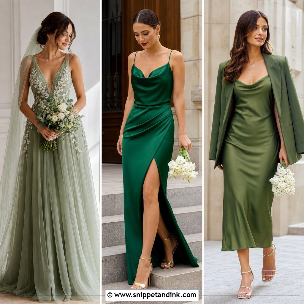 25 Green Wedding Dress for Bride Ideas