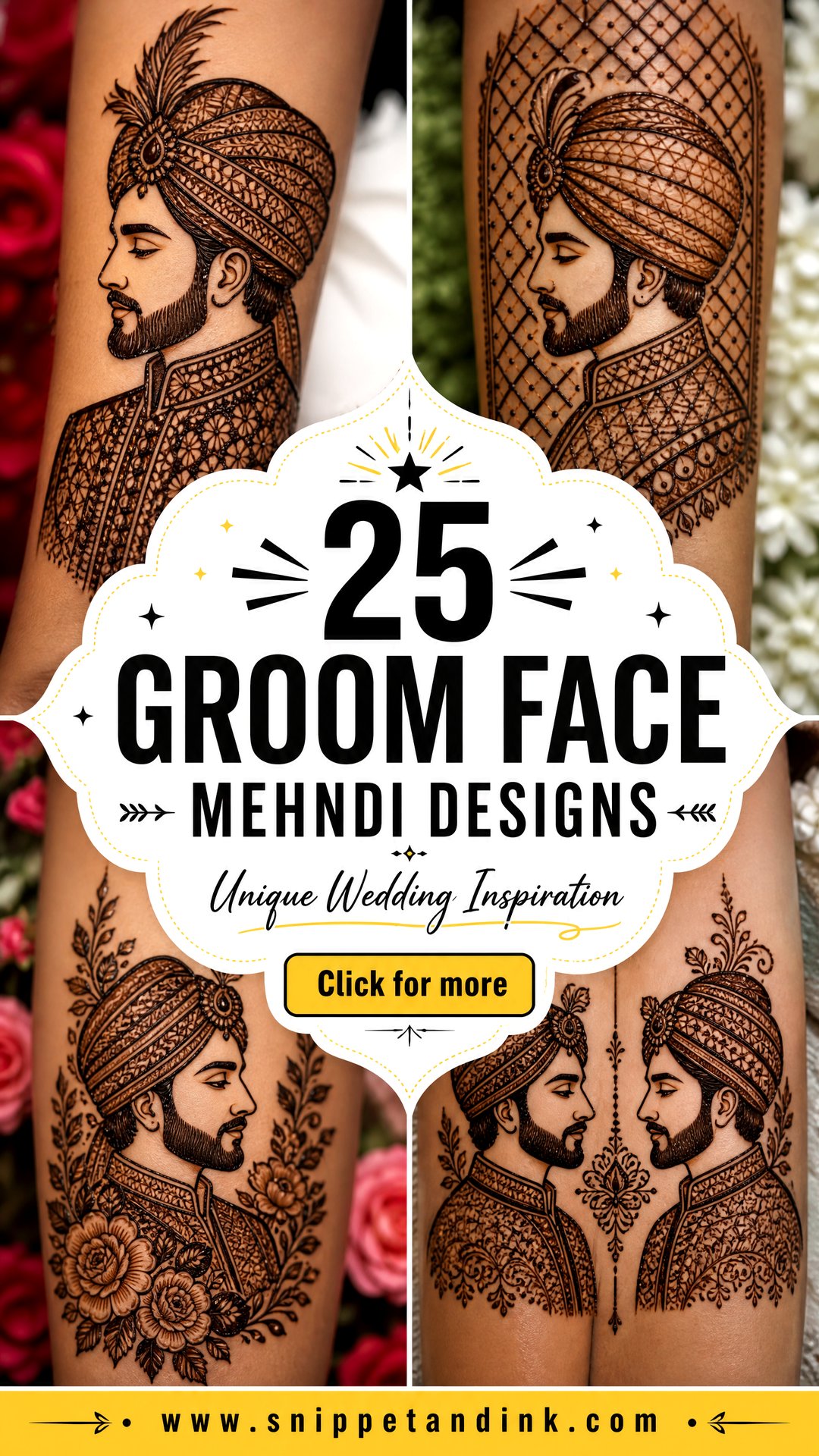 25 Groom Face Mehndi Designs Unique Wedding Inspiration - 25 Groom Face Mehndi Designs: Unique Wedding Inspiration