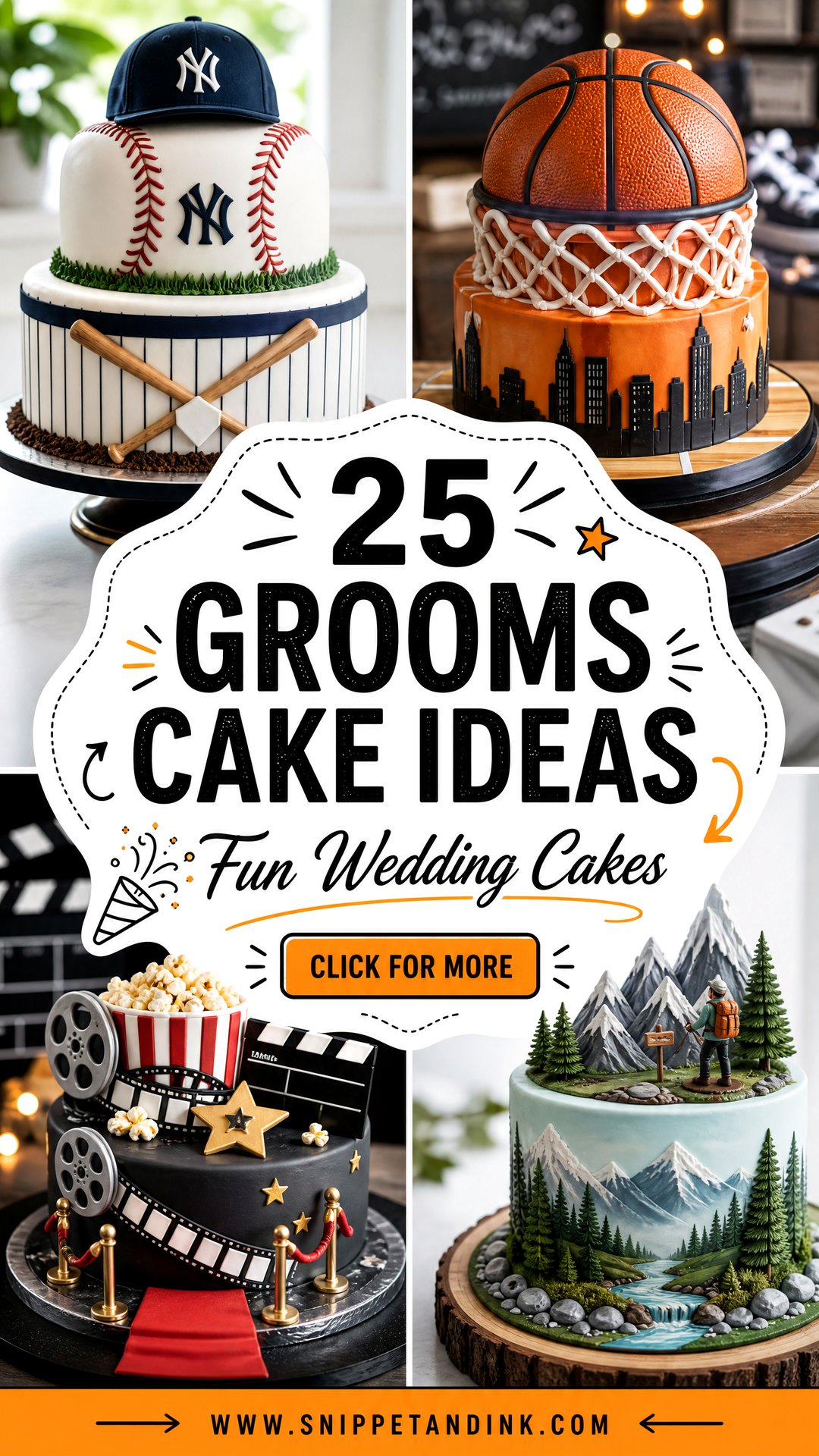 25 Grooms Cake Ideas Fun Designs for Modern Weddings - 25 Grooms Cake Ideas: Fun Designs for Modern Weddings