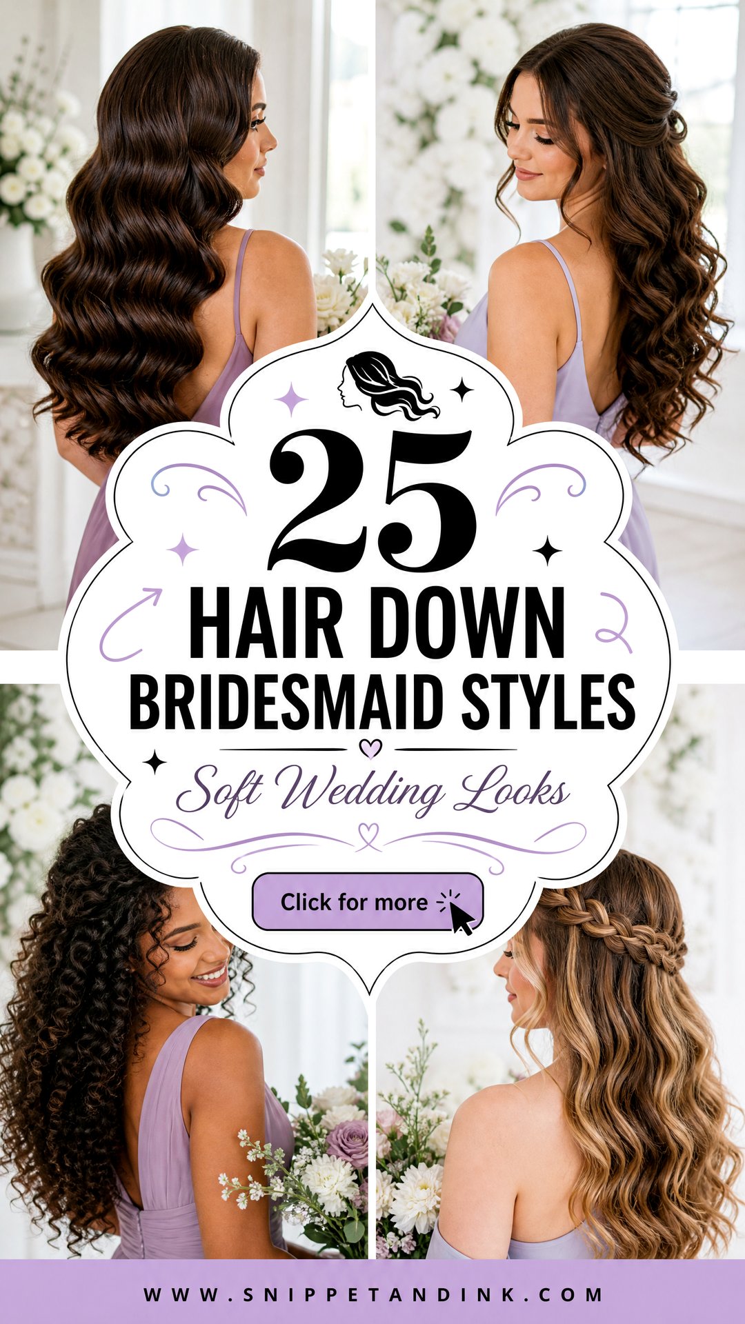 25 Hair Down Bridesmaid Styles Soft Wedding Looks - 25 Hair Down Bridesmaid Styles: Soft Wedding Looks