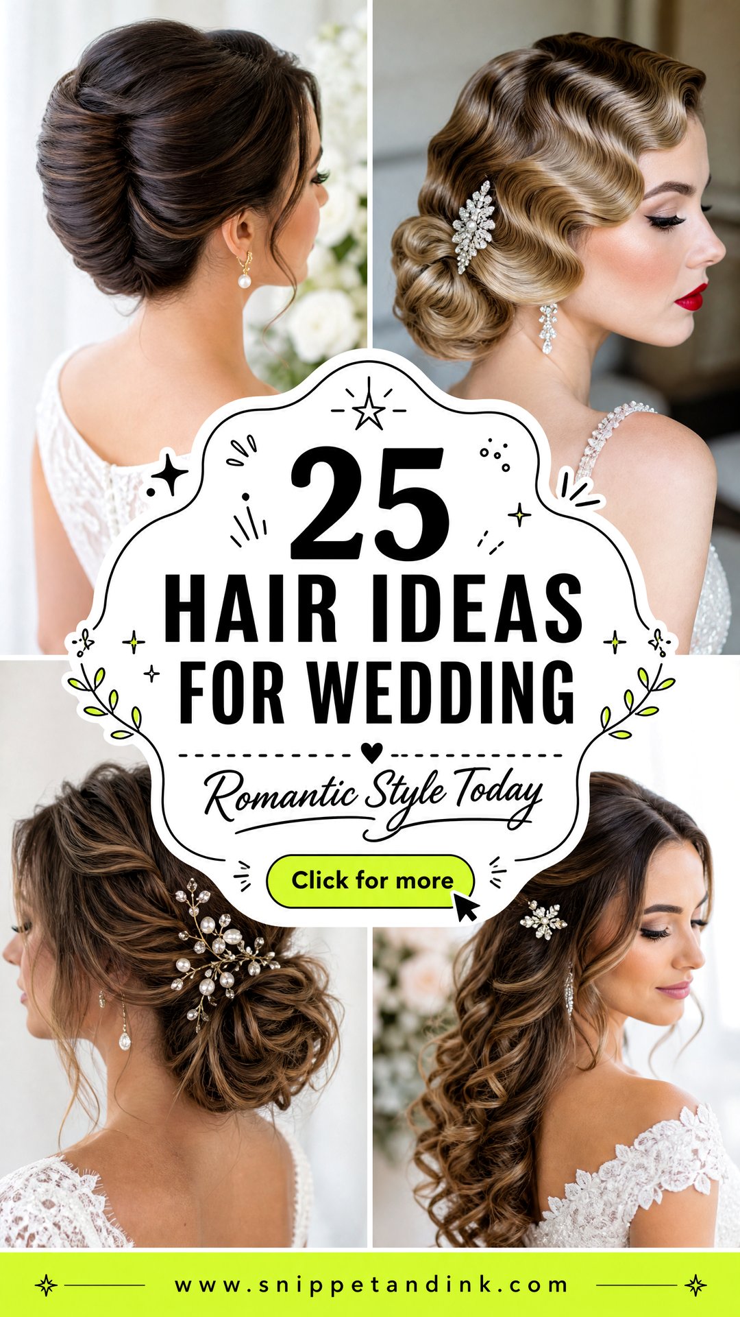 25 Hair Ideas for Wedding Looks With Romantic Style Today - 25 Hair Ideas for Wedding Looks With Romantic Style Today