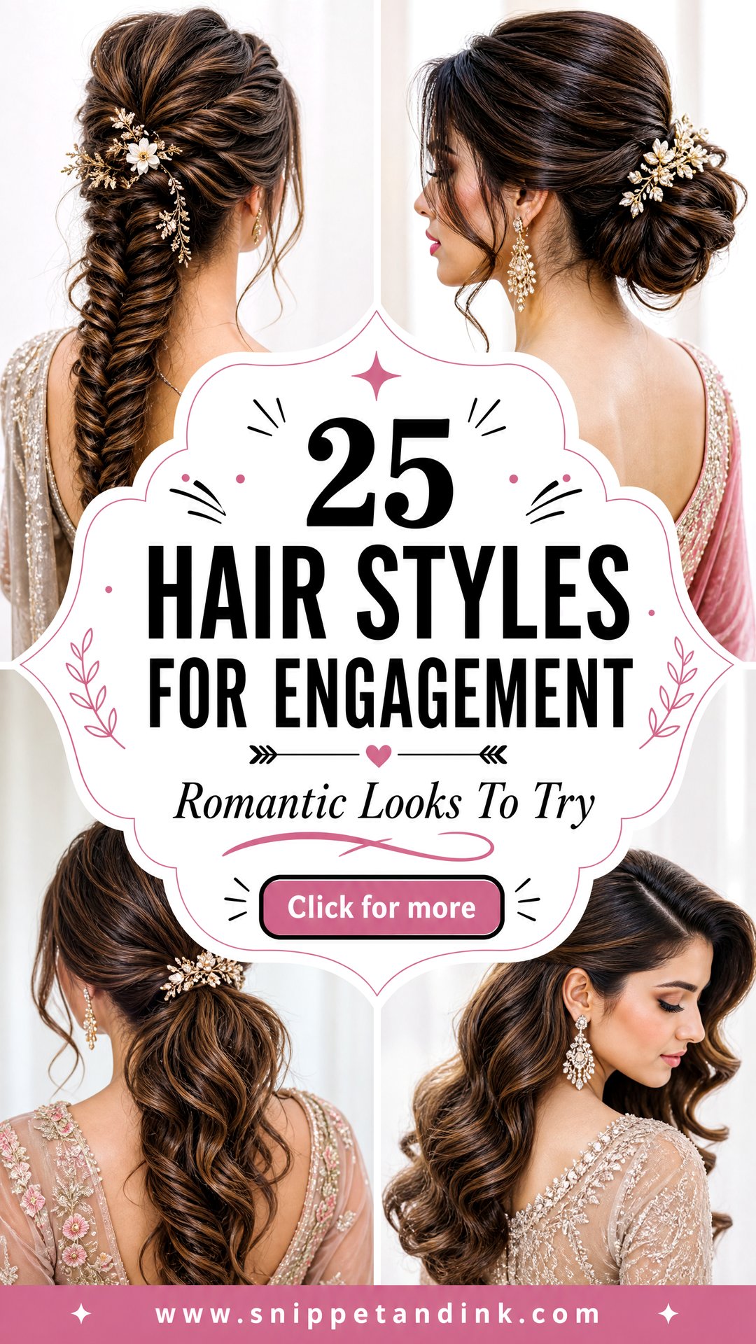 25 Hair Styles for Engagement Romantic Looks to Try - 25 Hair Styles for Engagement: Romantic Looks to Try