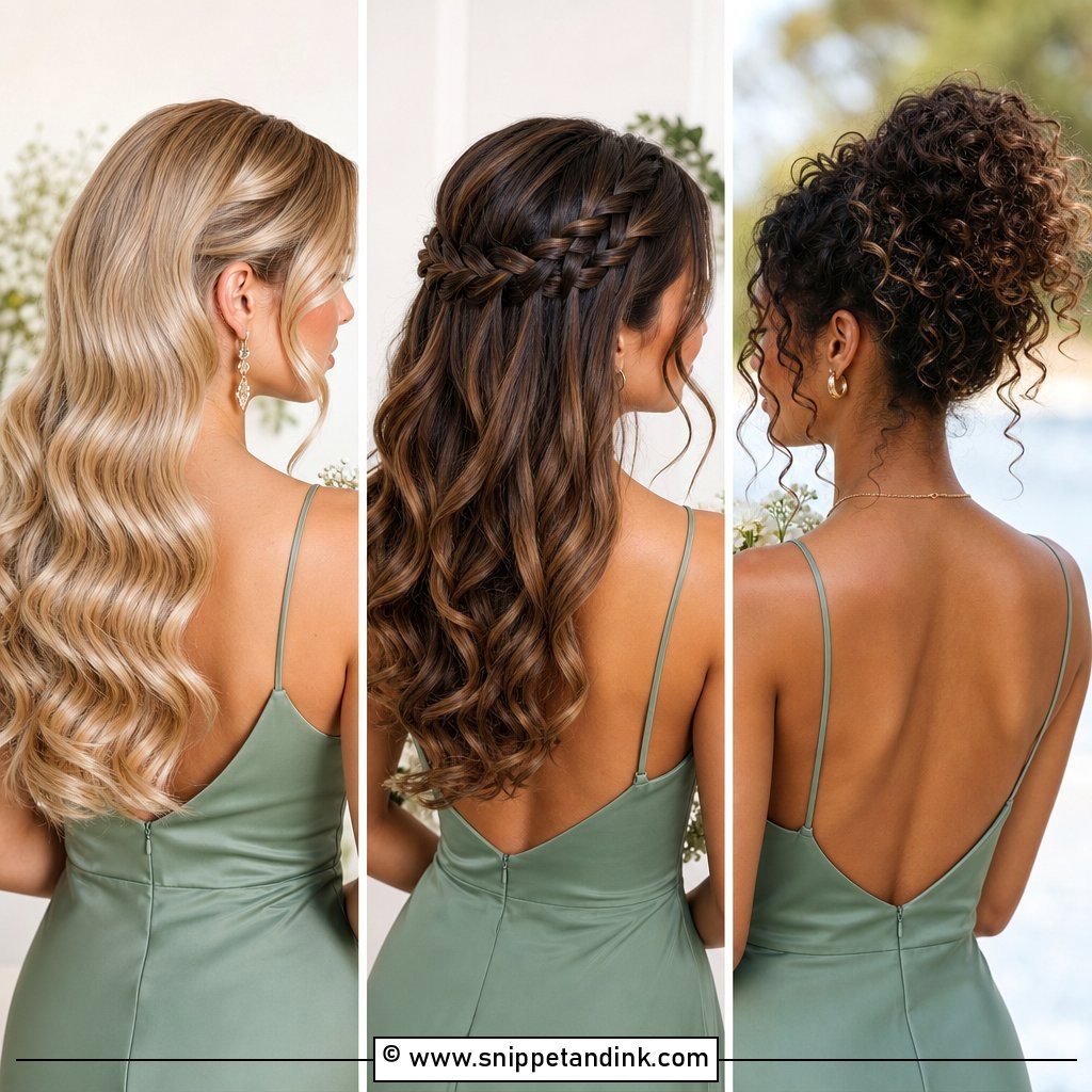 25 Hair for Bridesmaids Ideas Pretty Wedding Party Looks