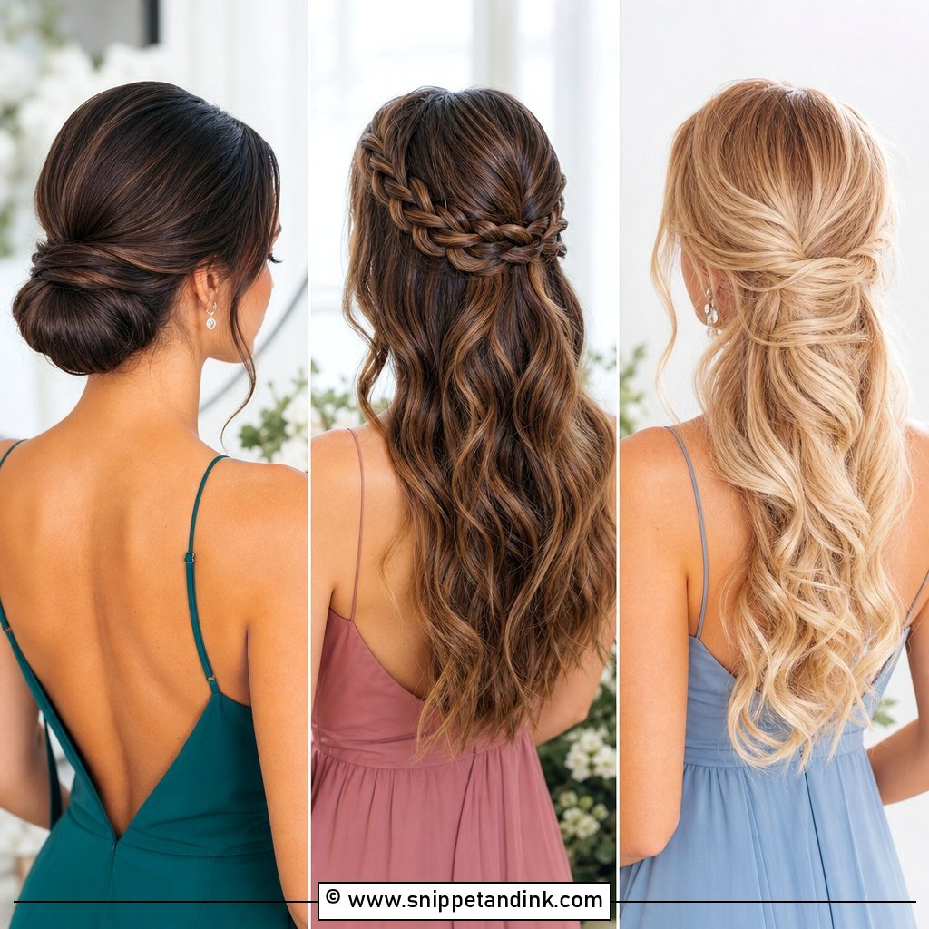 25 Hair for Wedding Bridesmaid Ideas With Elegant Style