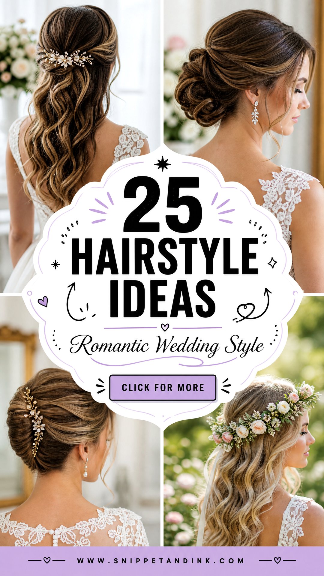 25 Hairstyle Ideas for Wedding Days With Romantic Style - 25 Hairstyle Ideas for Wedding Days With Romantic Style