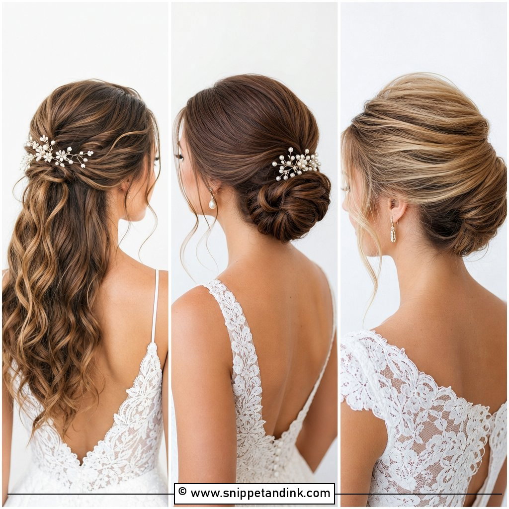 25 Hairstyle Ideas for Wedding Days With Romantic Style