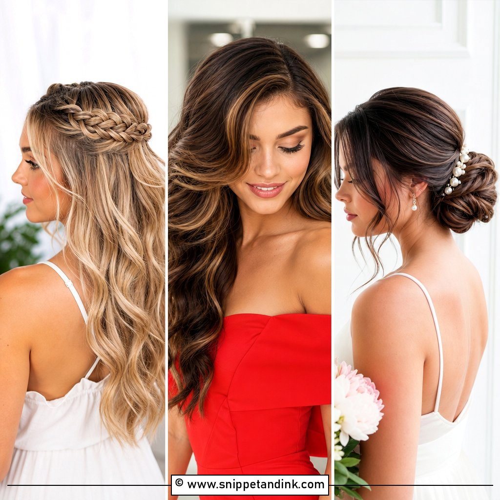 25 Hairstyle for Girls Wedding Ideas Cute Festive Looks