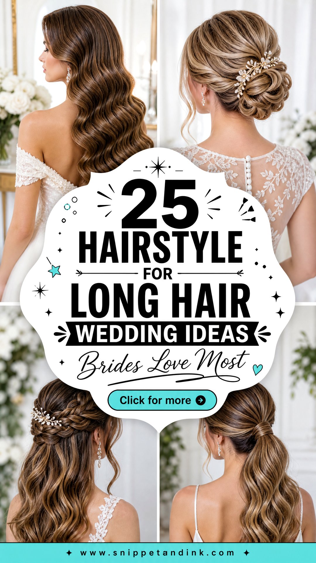 25 Hairstyle for Long Hair Wedding Ideas Brides Love Most - 25 Hairstyle for Long Hair Wedding Ideas Brides Love Most