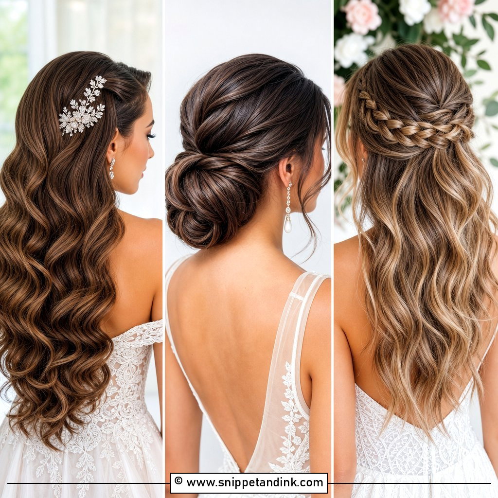 25 Hairstyle for Long Hair Wedding Ideas Brides Love Most