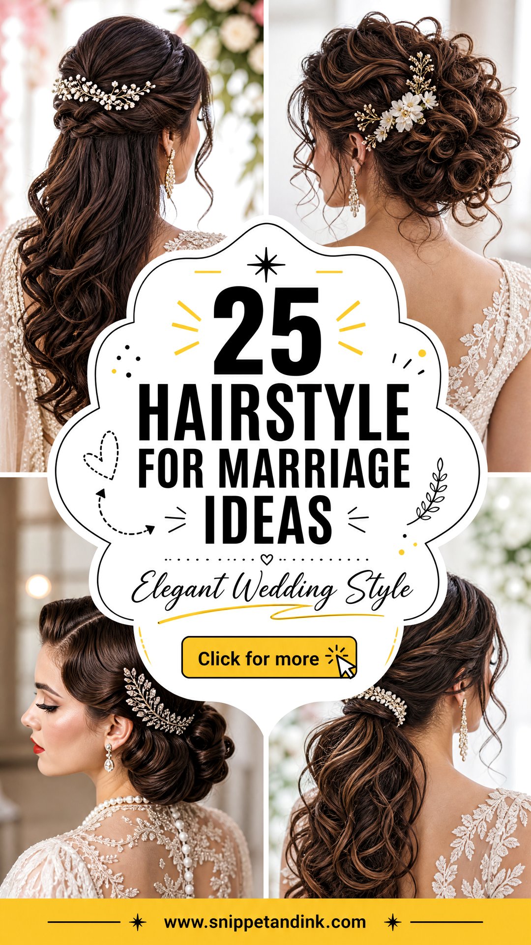 25 Hairstyle for Marriage Ideas for Elegant Wedding Style - 25 Hairstyle for Marriage Ideas for Elegant Wedding Style
