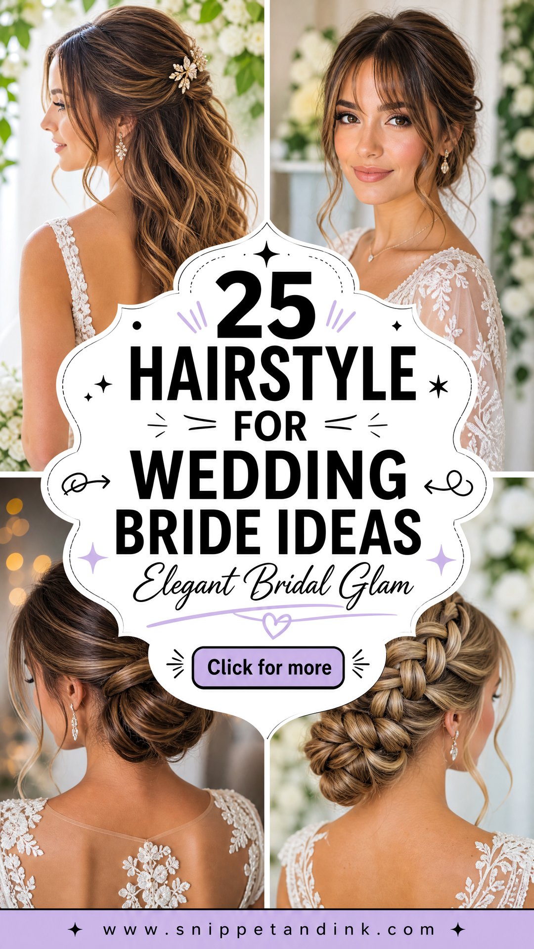 25 Hairstyle for Wedding Bride Ideas for Elegant Glam - 25 Hairstyle for Wedding Bride Ideas for Elegant Glam