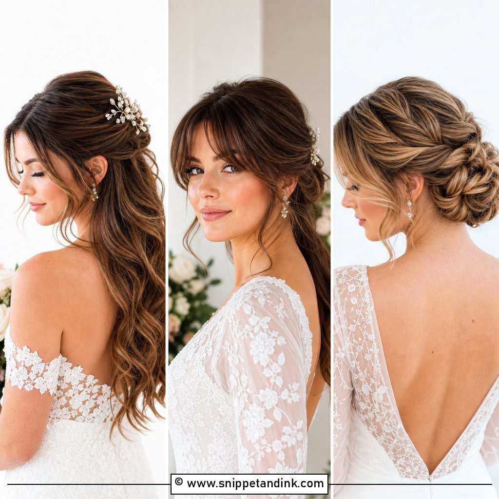 25 Hairstyle for Wedding Bride Ideas for Elegant Glam